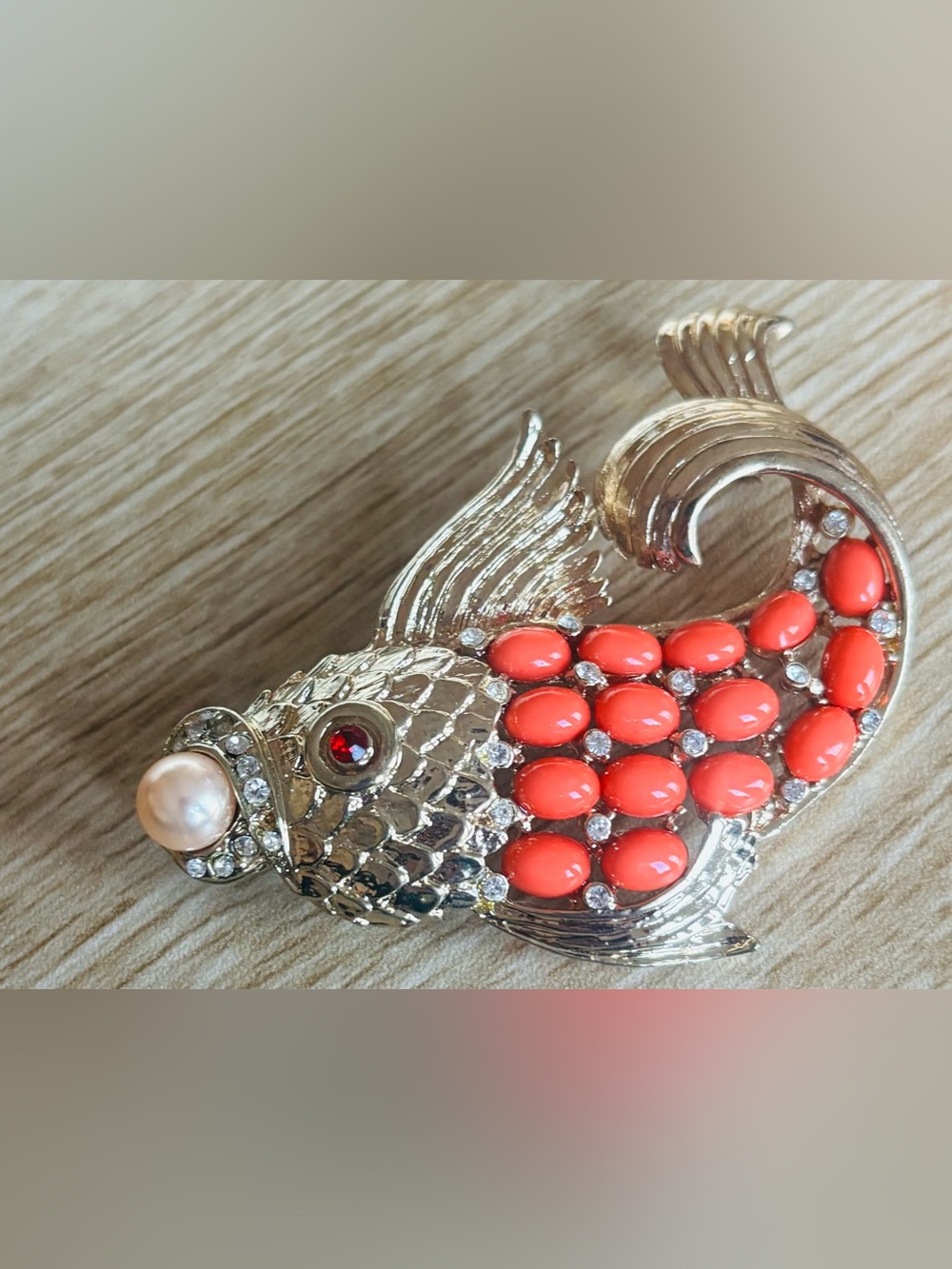Sterling Silver with Garnet Eye and Red Cabochons